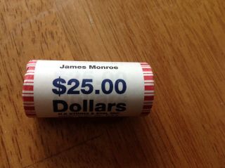 2008 - P Presidential Dollar Coin James Monroe Roll