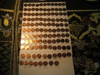 Canada Complete Set Pennies 1920 To 2012 Set With 1957 To 2012 Bu Coins.