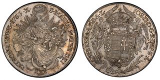 Hungary Joseph Ii 1783 - B Â·xÂ· Ar Thaler Pcgs Ms63,  Madonna And Child Dav - 1168b.