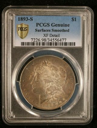 1893 - S $1 Morgan - CERTIFIED: PCGS XF - Details - 2
