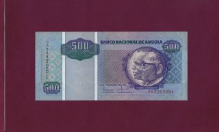 Portugal Angola 500 Kwanzas 1991 P - 127 Unc Rare Banknote