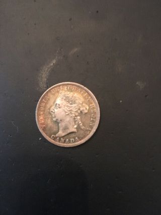 Canada Canadian Queen Victoria 1900 Quarter 25 Cents Choice Almost Uncirculated