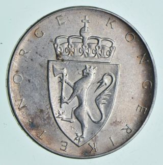 Silver - World Coin - 1964 Norway 10 Kroner - World Silver Coin 20 Grams 113