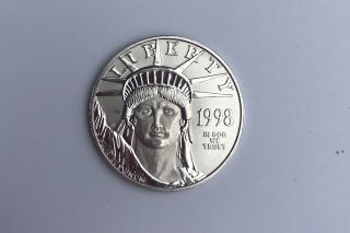 $100 Platinum American Eagle 1 Oz Us American Eagle 1999 Year Coin