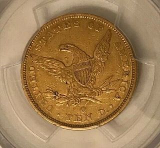 1842 - O $10 Gold Eagle Xf40 Pcgs
