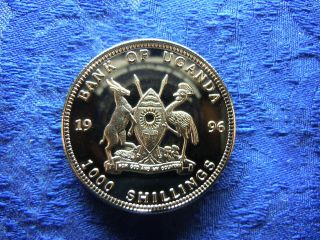 Uganda 1000 Shillings 1996 Unc