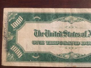 1934 1000 Dollar Note From Federal Bank Of Chicago 5
