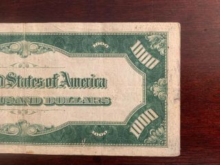 1934 1000 Dollar Note From Federal Bank Of Chicago 6