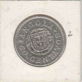 Portugal Angola 50 Centavos 1922 V Fine