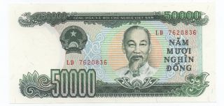 Viet Nam Vietnam 50000 Dong 1994 Pick 116.  A Unc Uncirculated Banknote