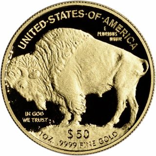 2019 - W American Gold Buffalo Proof 1 oz $50 PCGS PR70 DCAM First Strike Buffalo 4