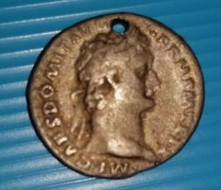 2 Roman Silver Denarius Domitian 81 - 96 Ad Vf,  Septimius Severus 205ad Silver