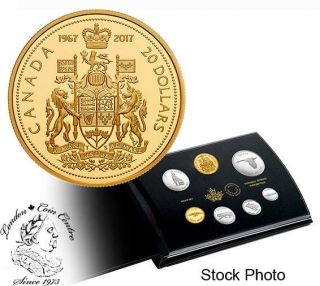 Canada 2017 Commemorative Pure Silver 7 Coin Proof Set - 1967 Centennial Coins