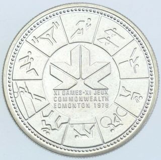 Canada Elizabeth Ii Dollar,  1978 Silver Coin Bu