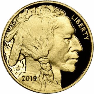 2019 - W American Gold Buffalo Proof (1 oz) $50 2