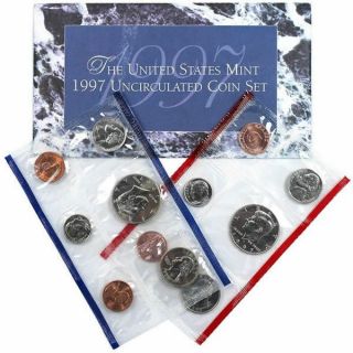 1997 P And D Us Uncirculated Coin Set