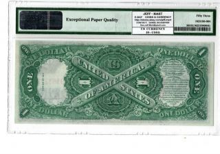 1917 $1 Legal Tender Note PMG 53 EPQ Fr 36 Teehee/Burke 19 - C005 2