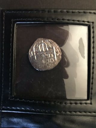 Mel Fisher Certified Nuestra De Atocha (Pre - 1622) (1) Reale Silver Coin GRADE 1 3