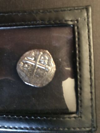 Mel Fisher Certified Nuestra De Atocha (Pre - 1622) (1) Reale Silver Coin GRADE 1 4