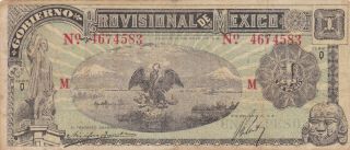 1 Peso Fine Banknote From Mexico/sonora 1915 Pick - S3969