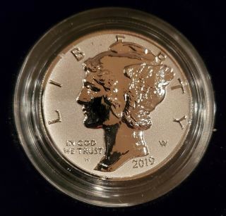 American Eagle 2019 One Ounce Palladium Rev Prf Coin (19EK) - COIN IN HAND 2
