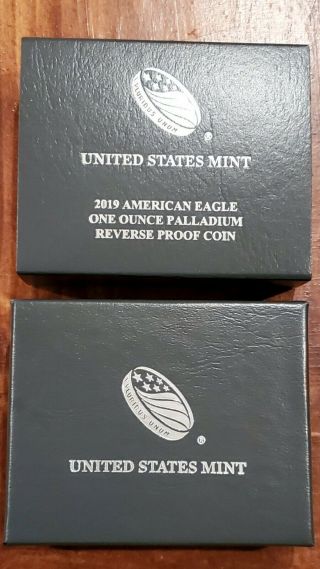 American Eagle 2019 One Ounce Palladium Rev Prf Coin (19EK) - COIN IN HAND 7