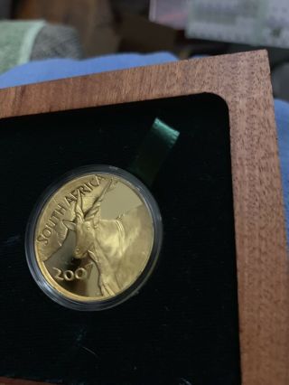 2007 South African R100 1 Oz.  9999 Gold Eland Only 250 Minted 5