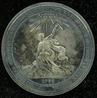 1876 U.  S.  Centennial Exposition Official Medal So - Called Dollar Hk - 20 Silver