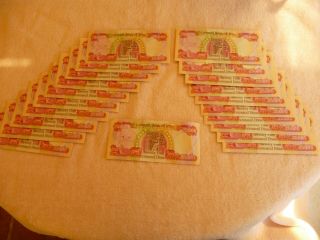 500,  000 Iqd (20x) 25,  000 Central Bank Iraqi Dinar Notes Unc Authentic,  Bonus