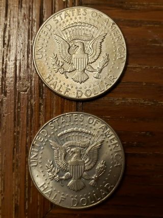 Two (2) 1964 Kennedy Half Dollars 2