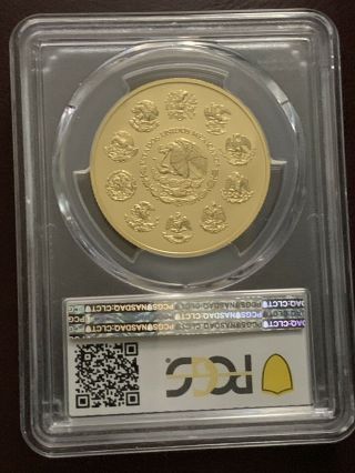 2018 Mexico Onza Gold PCGS Reverse Proof 70 (“TOPLESS”) 2