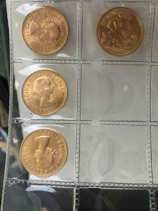 British Sovereign Gold Coins 1958 And More