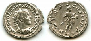 Silver Antoninianus Of Gordian Iii (270 - 275 Ad),  Roman Empire - Ric 93