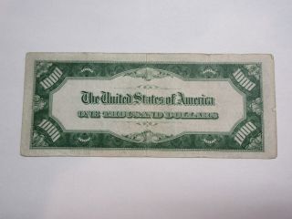 Federal Reserve Note $1000.  00 bill 2