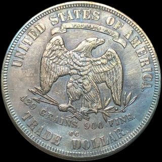 1878 - CC Trade Silver Dollar CLOSE UNCIRCULATED Rare Carson City Collectible bu 3