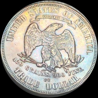 1878 - CC Trade Silver Dollar CLOSE UNCIRCULATED Rare Carson City Collectible bu 4