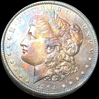 1894 Morgan Silver Dollar Gemmy Uncirculated High End Philadelphia Ms Bu Coin Nr