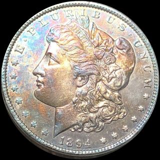 1894 Morgan Silver Dollar GEMMY UNCIRCULATED High End Philadelphia ms bu Coin NR 2