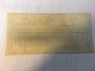 Alabama 1821 $20 note issued at Cahawba to Peter Williamson 4