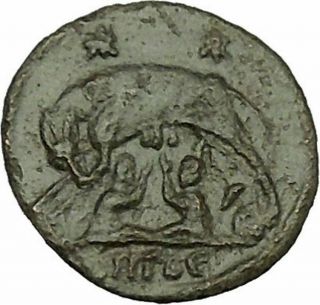 Constantine I The Great Ancient Roman Coin Romulus & Remus " Mother " Wolf I39891