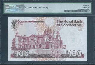 SCOTLAND Royal Bank of Scotland £100 P350d 17/6/2000 PMG 67 EPQ Low No.  17 2