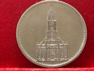 5 Reichsmark Deutschen Nazi Silber 1935 A Potzdam Church Without Date Silber