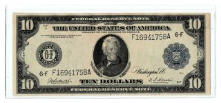 Fr 926 Frn – 1914 $10 Federal Reserve Note – Atlanta,  Georgia Uncirculated