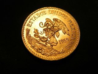 1959 Mexico Gold 20 Pesos (. 4823 Oz) - Bu