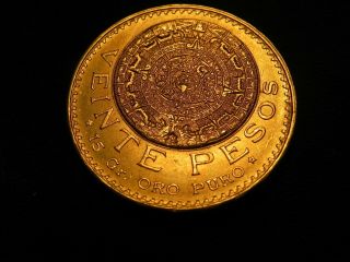 1959 Mexico Gold 20 Pesos (. 4823 oz) - BU 2