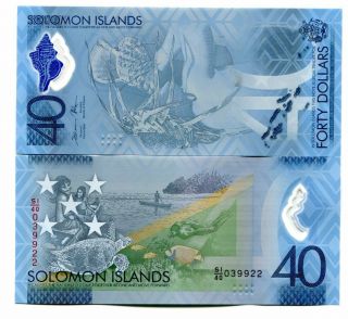 Solomon Islands 40 Dollars 2018 P - Unc Commemorative