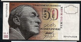 50 Markkaa From Finalnd 1986