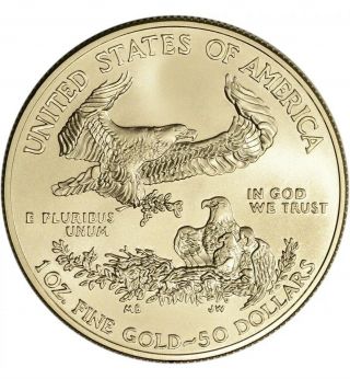 2019 American Gold Eagle 1 oz $50 - BU 2