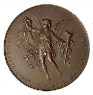 Medal 1881 Crown Prince Rudolf With Princess Stephanie Marriage By Tautenhayn