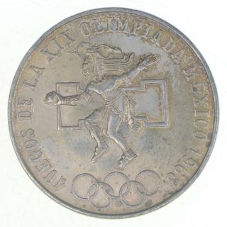 Silver - World Coin - 1968 Mexico 25 Pesos - World Silver Coin 22.  8 Grams 862